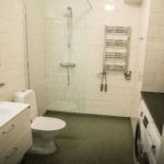 Toilet in Valla Berså hotel room small 2 bdrm apt